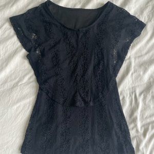 Black Lace Top from Boutique Shop in Nyack, NY